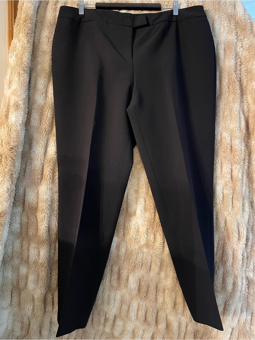 Anne Klein Black Tailored Dress Pants Size 16W